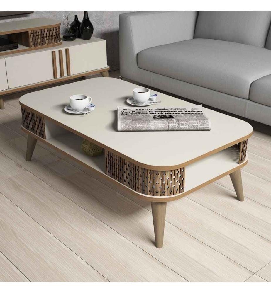 Table basse - crème