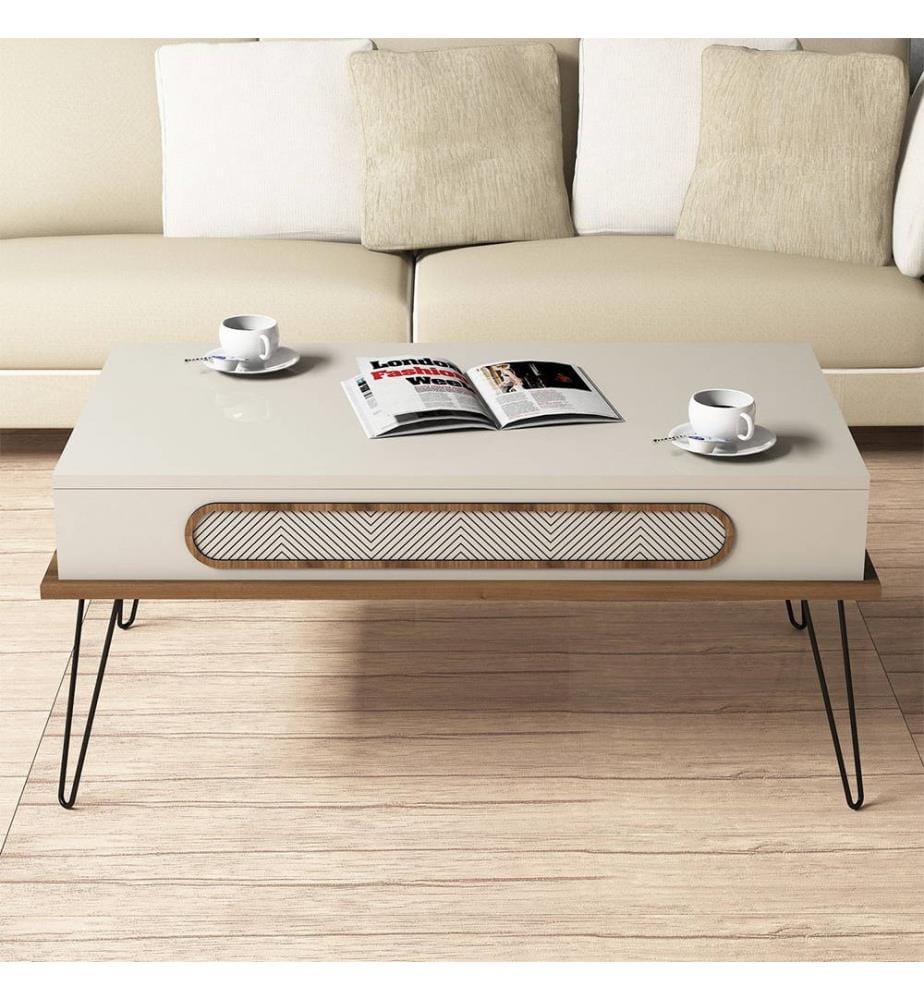 Table basse – Crème