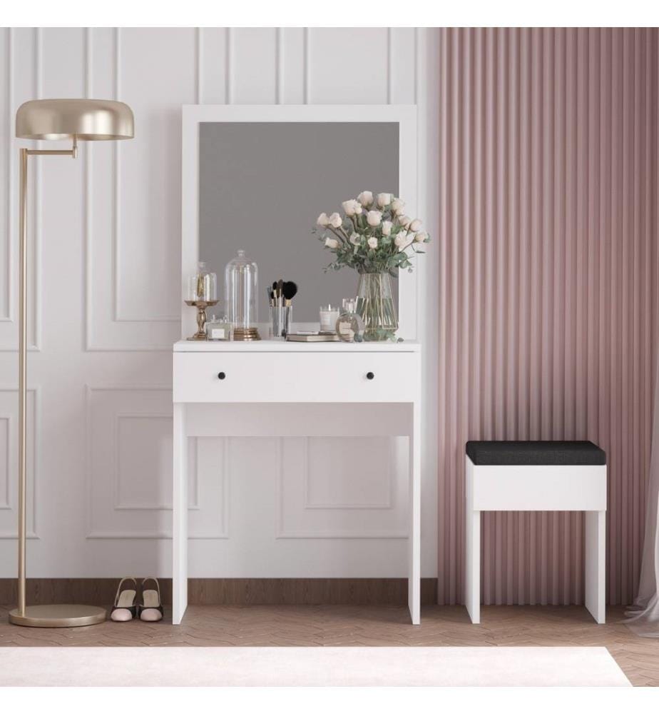 Table de maquillage – Blanc