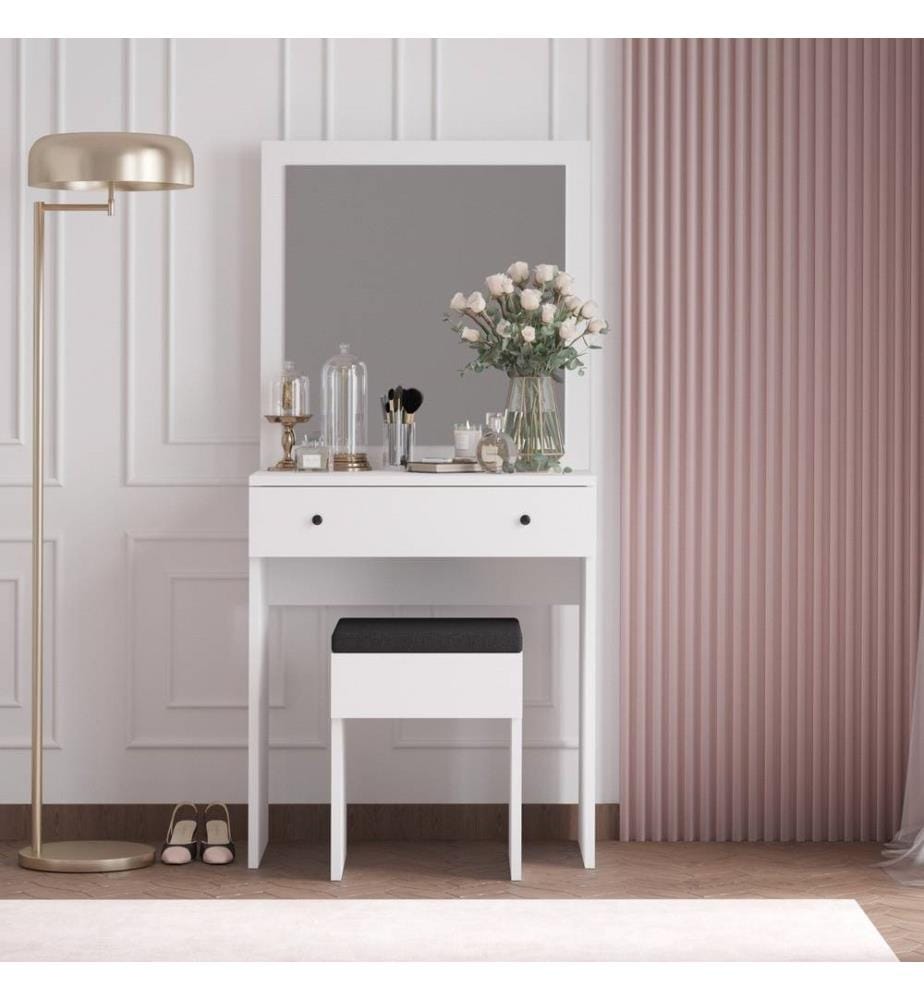 Table de maquillage – Blanc