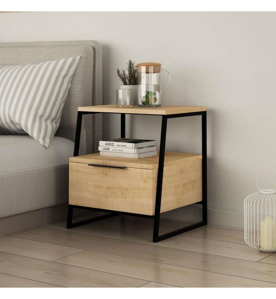 Nightstand - Oak Black