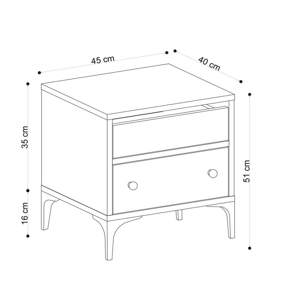 Nightstand - Oak