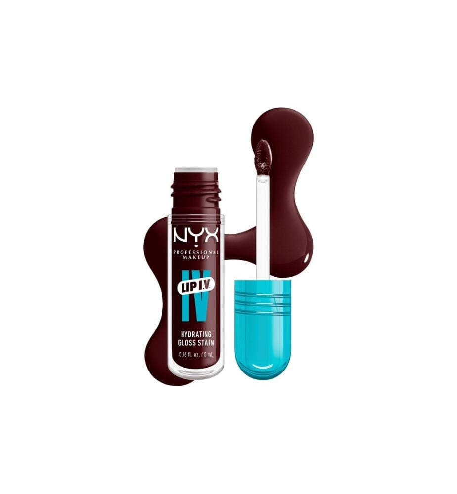NYX Professional Makeup - Brillant à lèvres IV Sérum hydratant Water bout Wine