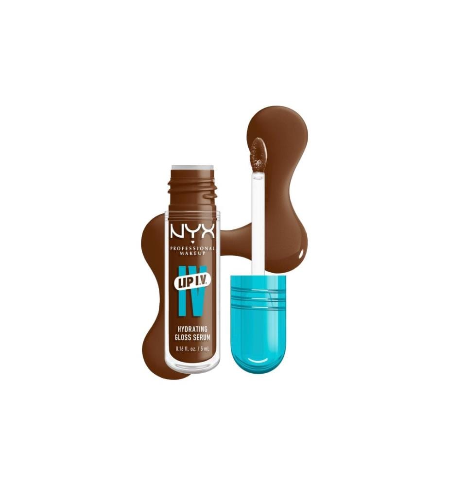NYX Professional Makeup - Lip Gloss IV Serum feuchtigkeitsspendender Cocoa Quench