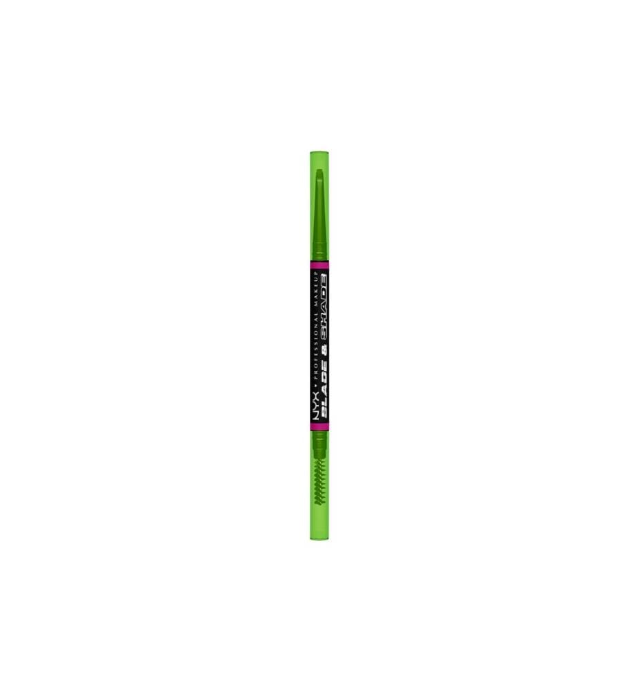 NYX Professional Makeup - Augenbrauenstift Blade n Shade Black