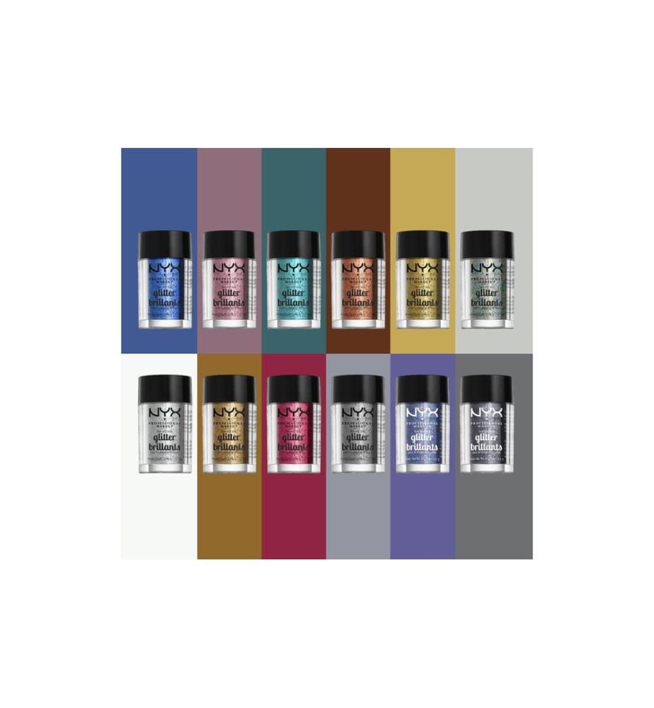 NYX Professional Makeup - Face & Body Glitter silver 2.5 g