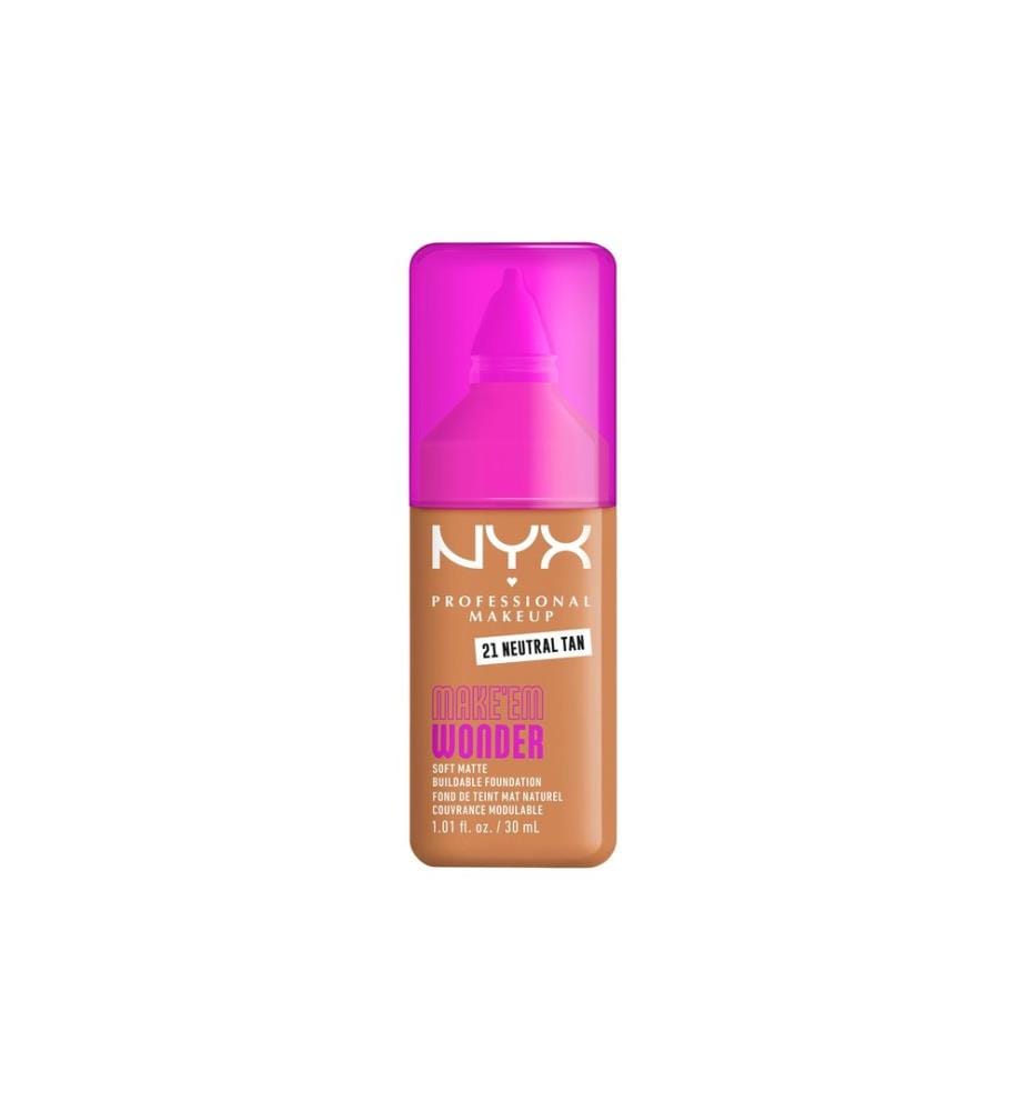 NYX Professional Makeup - Foundation Make em Wonder 21 Neutral Tan