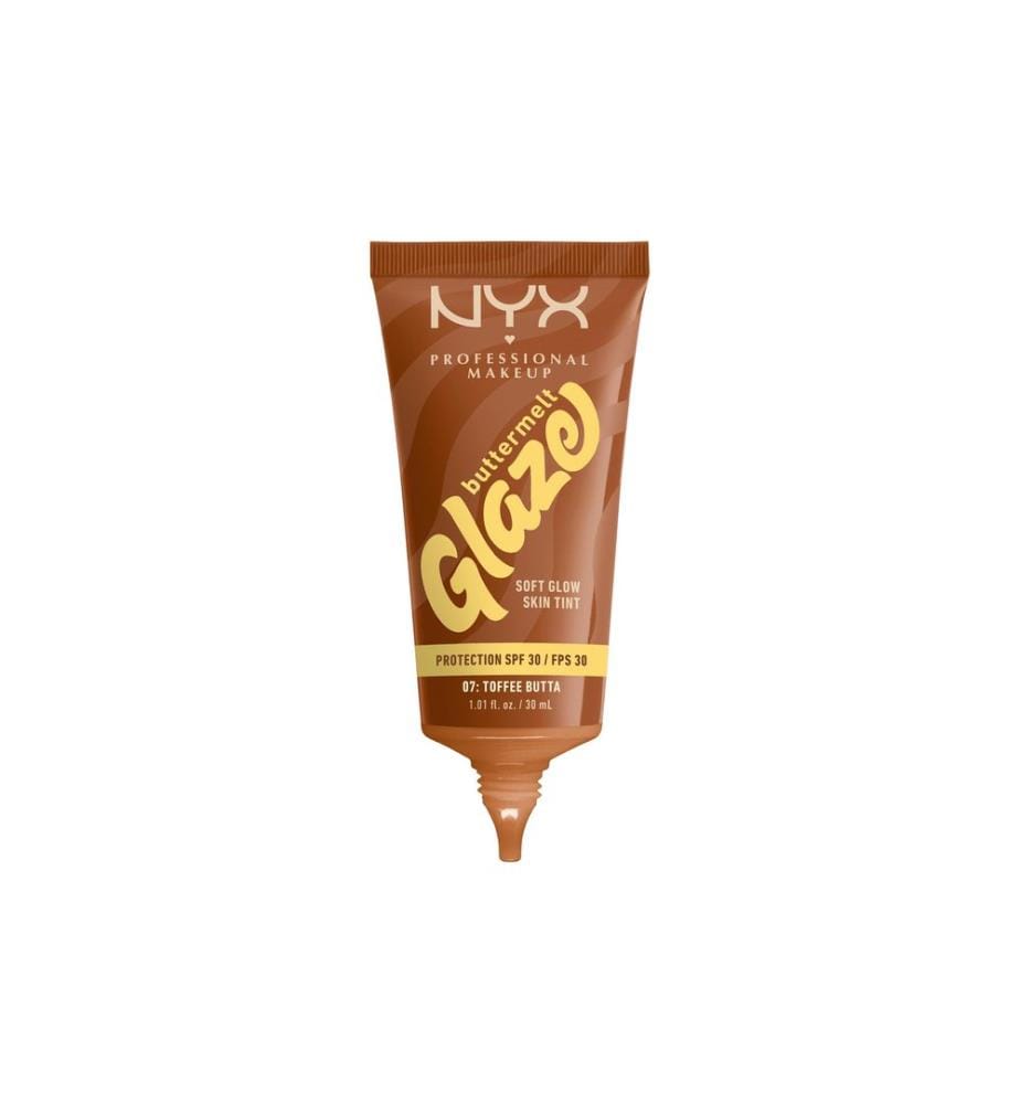 NYX Professional Makeup - Foundation Buttermelt Glaze LSF 30 07 Toffee Butta