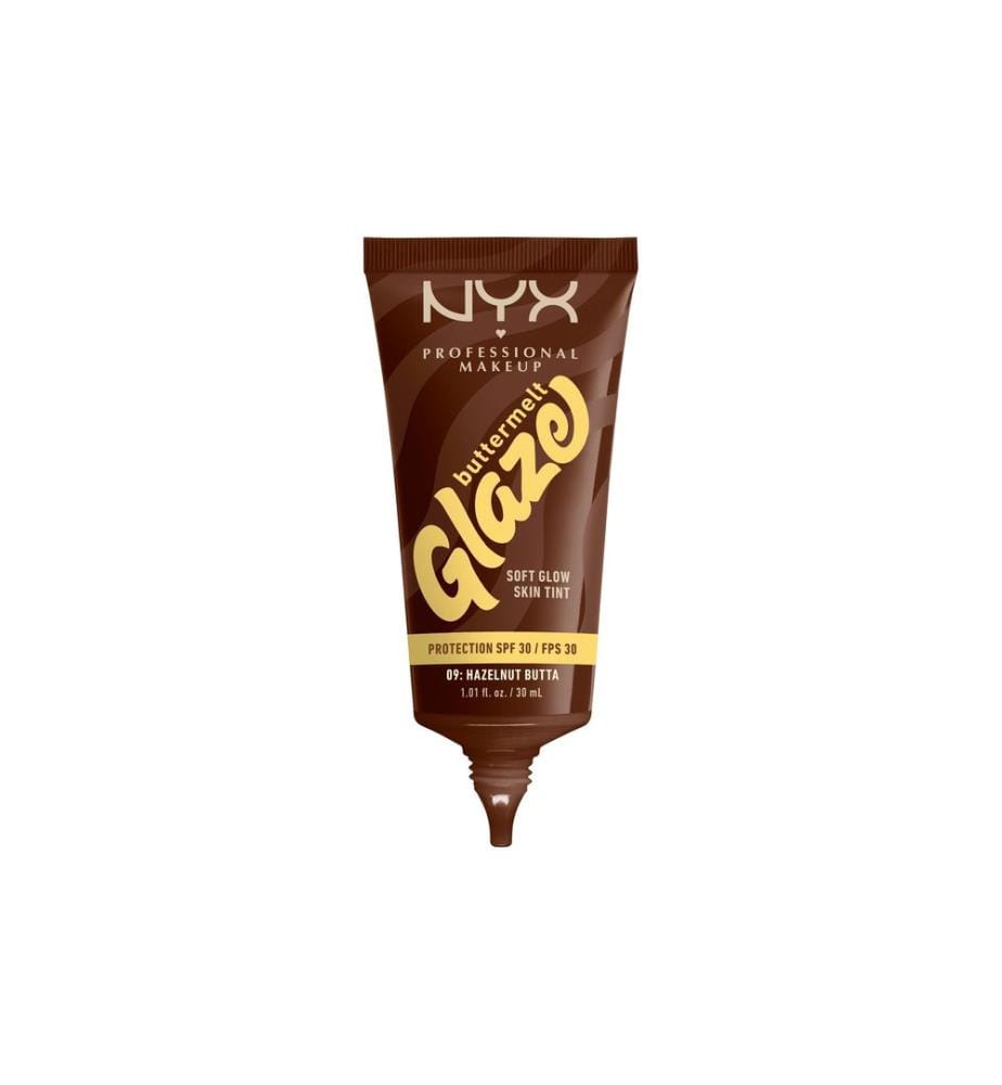 NYX Professional Makeup - Foundation Buttermelt Glaze LSF 30 09 Hazelnut Butta