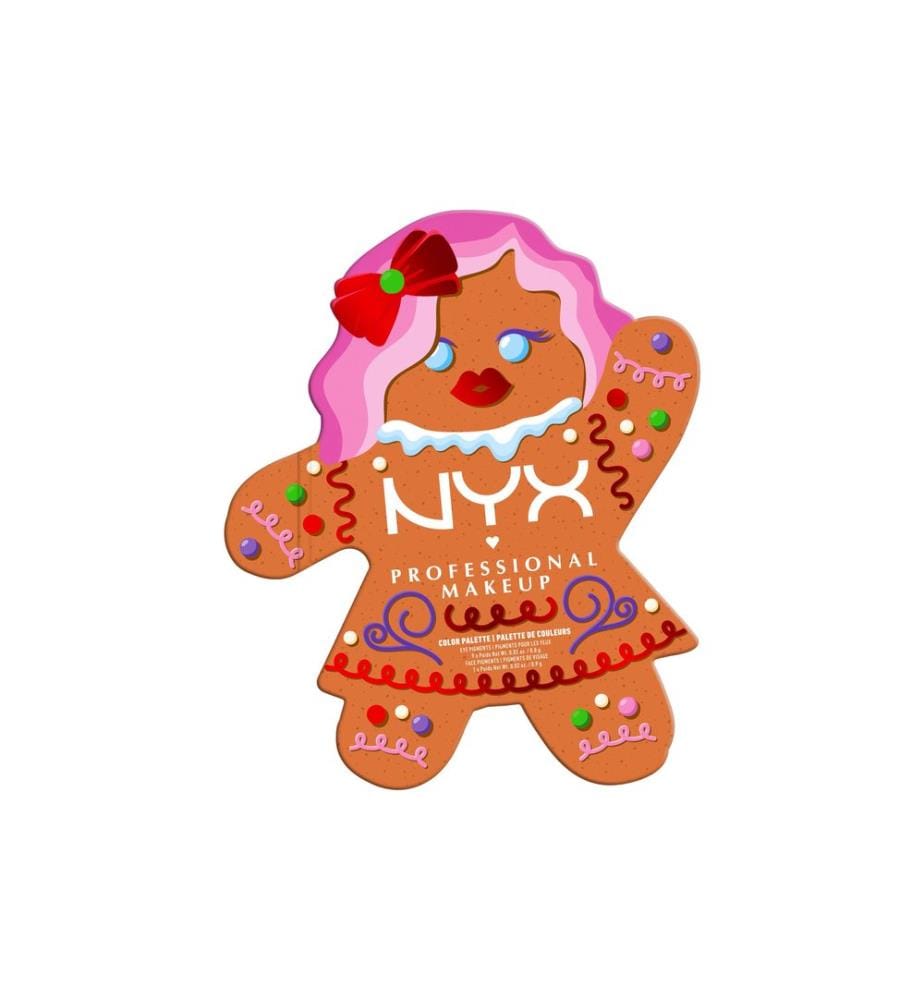 NYX Professional Makeup - Lidschatten-Palette Holiday 2025 Gingerbraddie Color