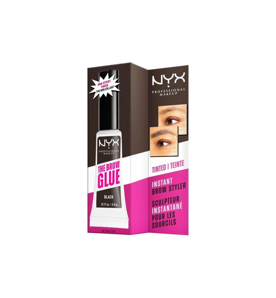 NYX Professional Makeup - The Brow Glue Instant Brow Styler Gel pour sourcils 05 Black 05 black