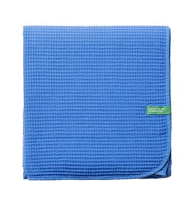 Couverture 140x190cm 200Gsm 100% Coton Bleu Casa Benetton
