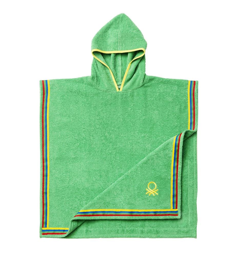 Peignoir Poncho Garçon 7-14 ans 380Gsm Vert
