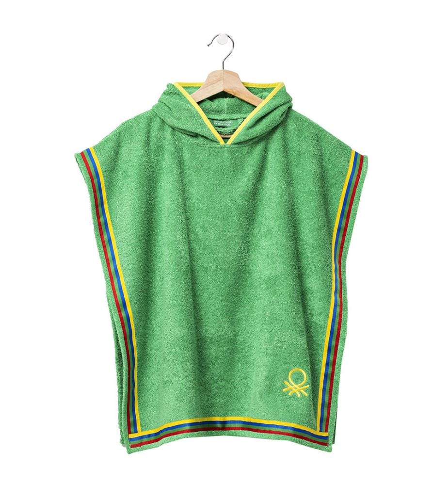 Peignoir Poncho Garçon 7-14 ans 380Gsm Vert