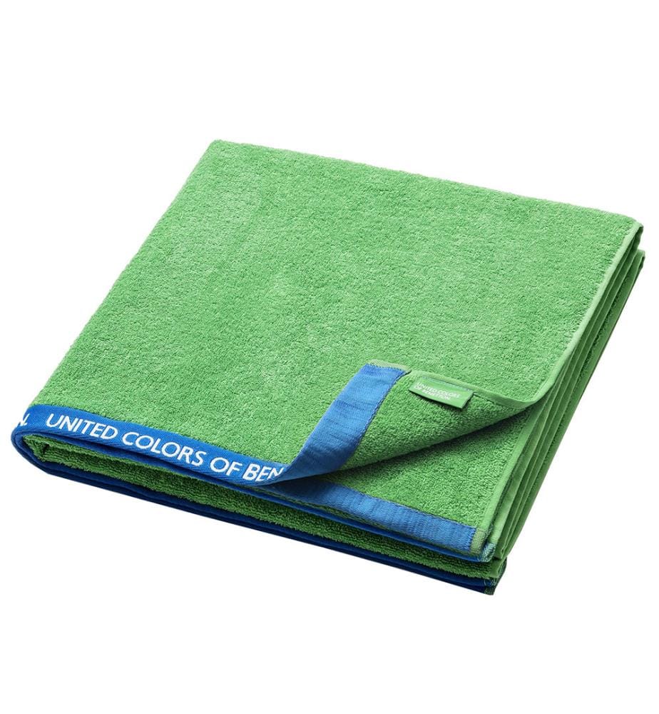 Serviette de Plage 90 x 160cm Vert Arc-en-Ciel