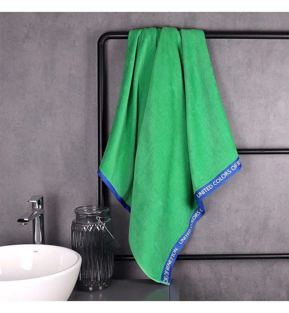 Serviette de Plage 90 x 160cm Vert Arc-en-Ciel