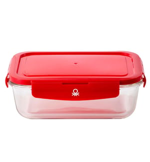 Boîte Hermétique Rectangulaire 840 ml Rouge
