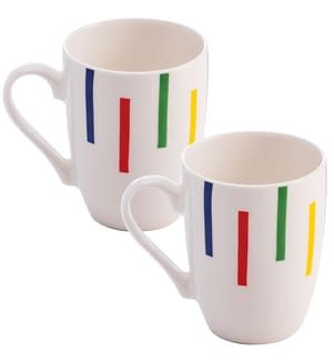 2er-Set Porzellanbecher, 11cm