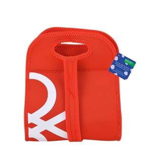 Sac à lunch 22.5x14x27cm Néoprène Rouge Rainbow Be