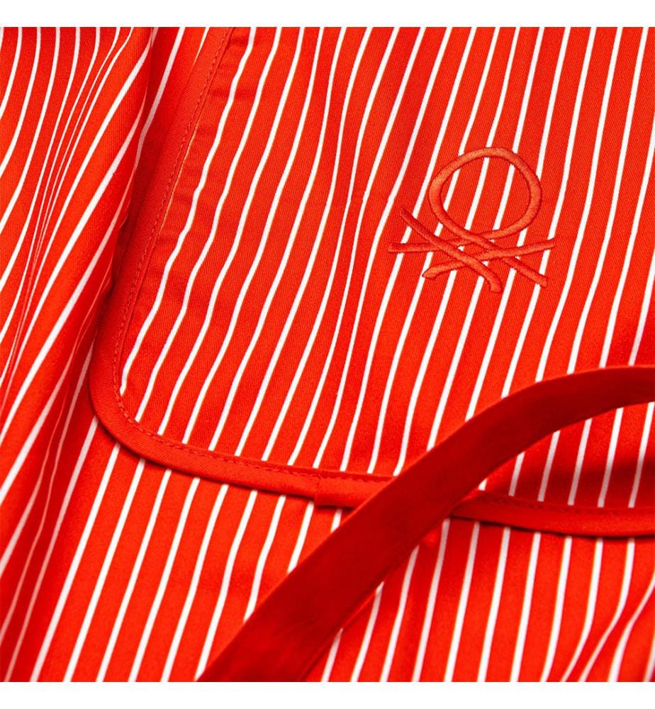 Set di grembiuli 3 pezzi (grembiule + guanto + astuccio) 190g/m², rosso arcobaleno