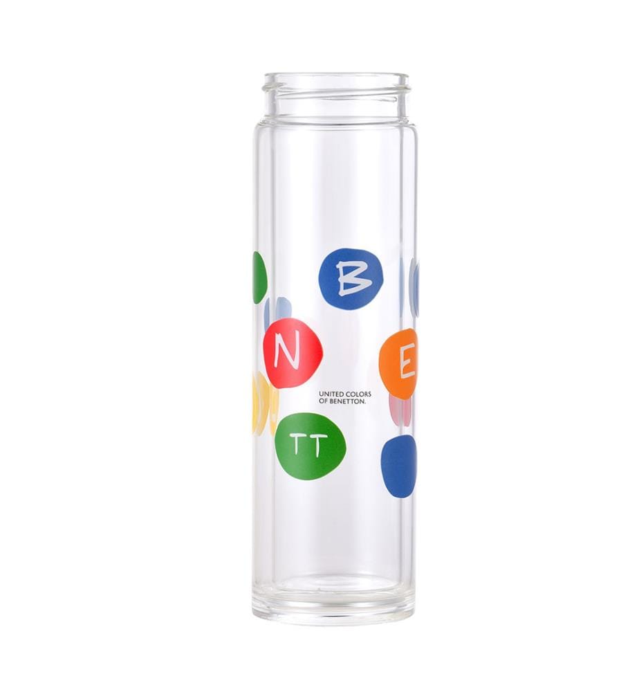 Bouteille d'Eau à Double Paroi Noir et Blanc 350 ml
