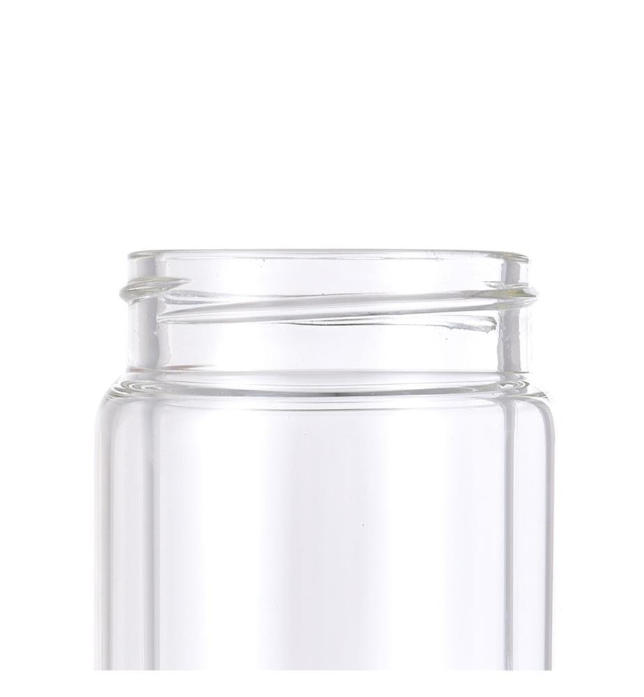 Bouteille d'Eau à Double Paroi Noir et Blanc 350 ml