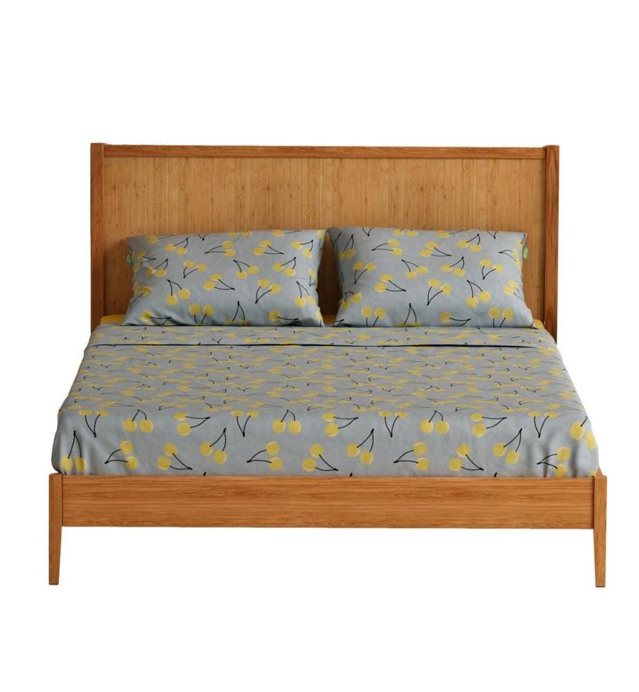 Ensemble de draps de lit double 4 pièces : Drap supérieur (240x240cm avec ourlet de 5cm) + Drap inférieur (160x200+25cm) + 2 Taies d'oreiller (50x80cm)