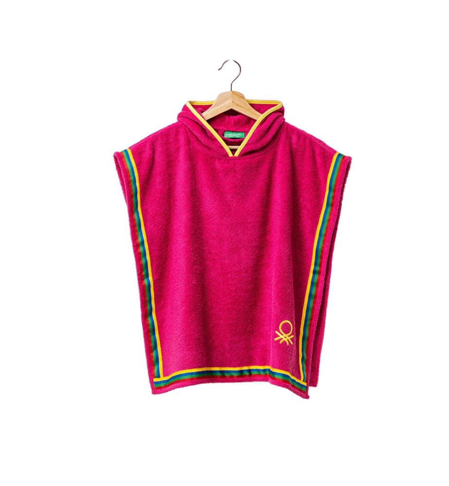 Peignoir Poncho Garçon 7-14 ans 380Gsm Rose
