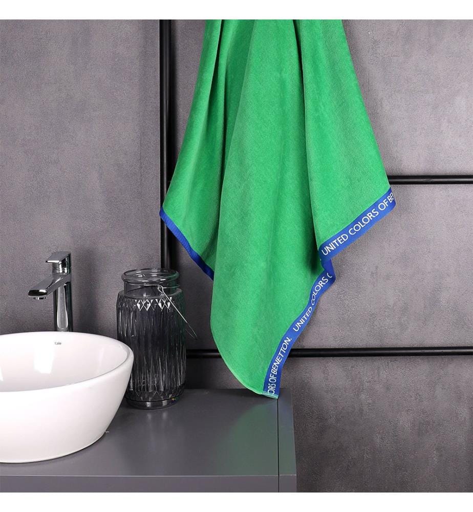 Serviette de Plage 90 x 160cm Vert Arc-en-Ciel