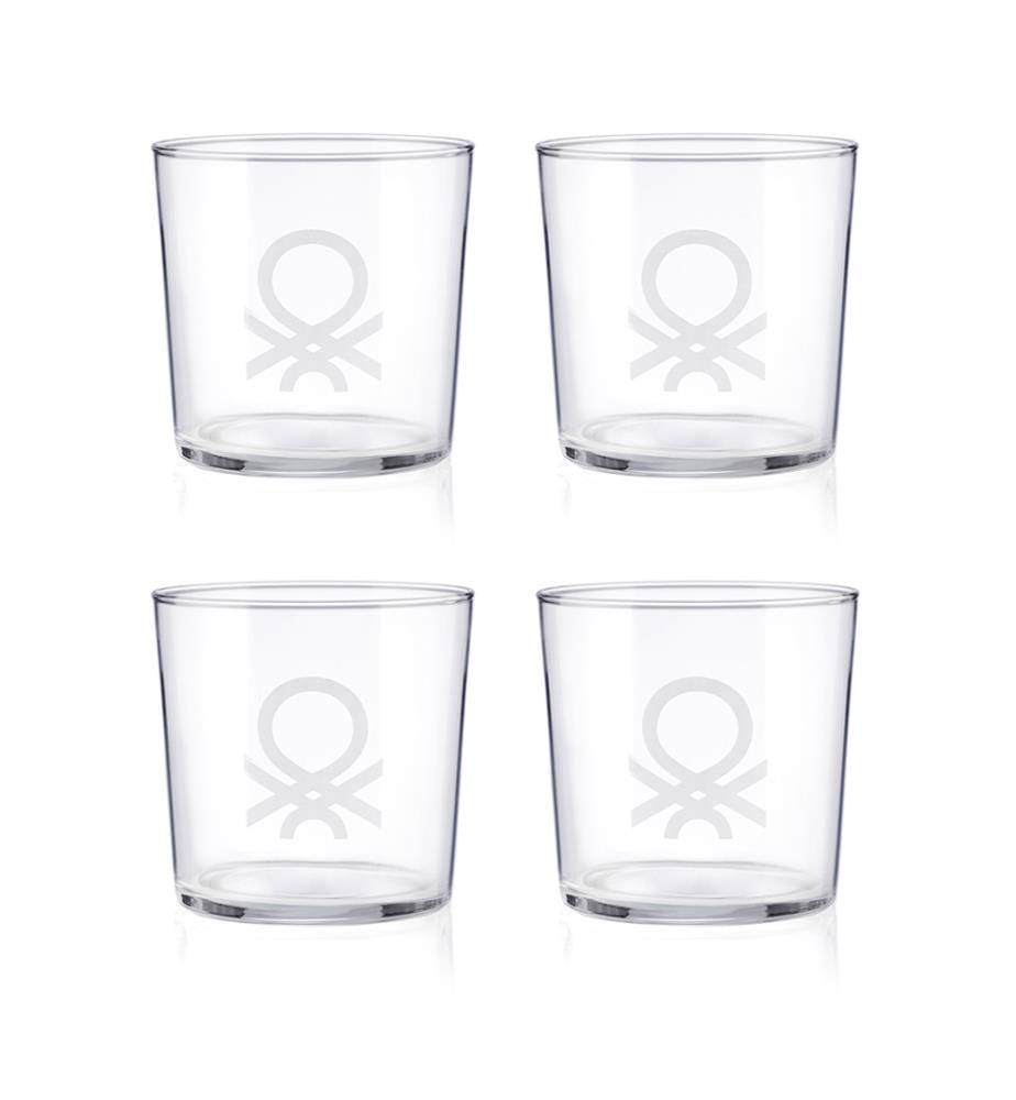 Service de Table 18 Pièces et 4 Verres à Eau en Cristal