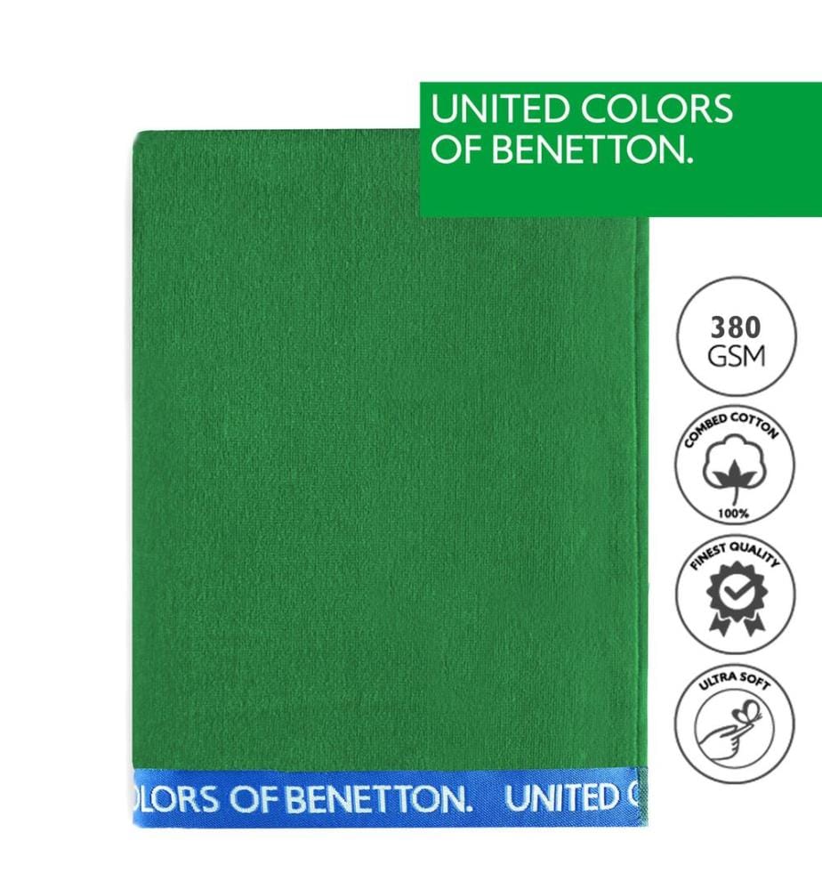 Set di 2 teli da mare Casa Benetton 90x160Cm 380Gsm in velluto 100% cotone
