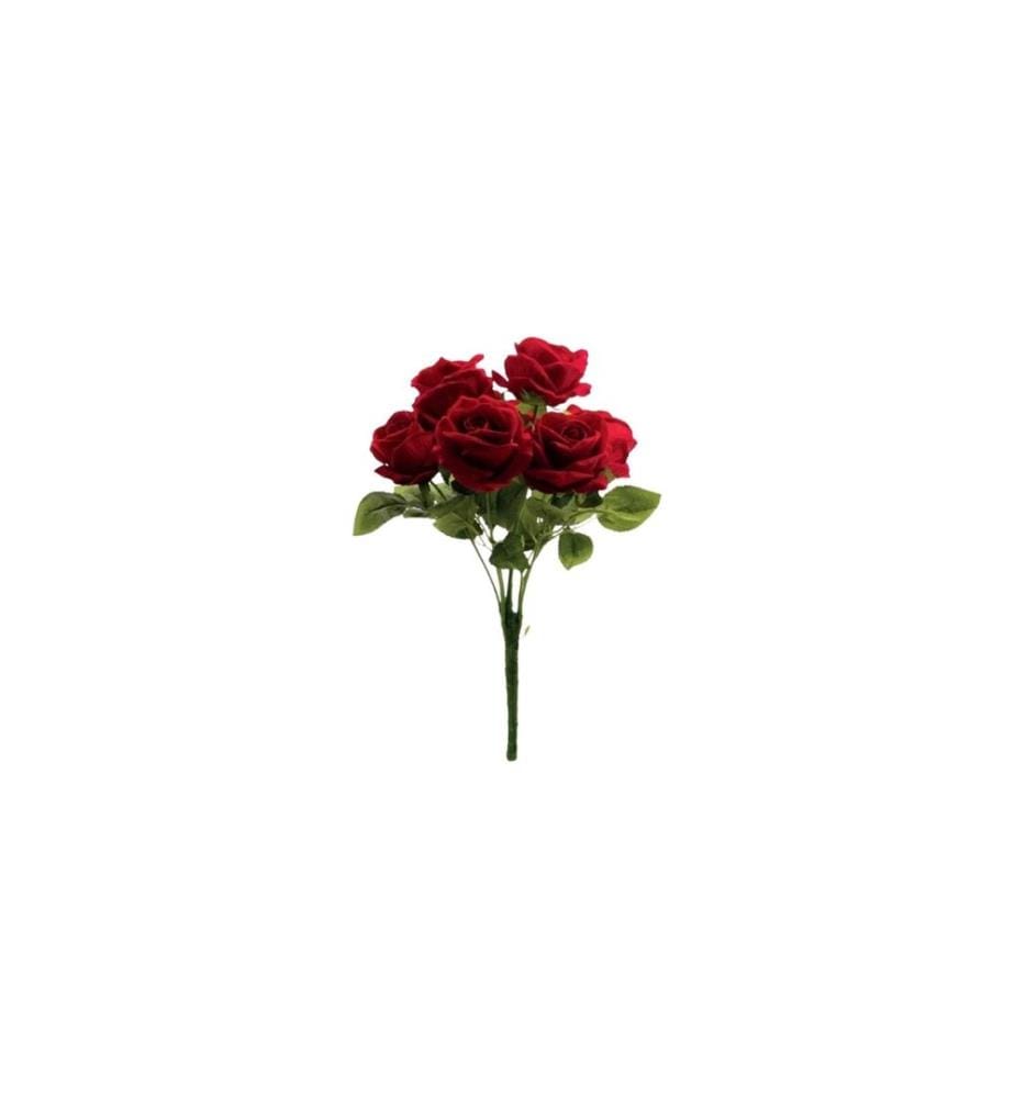 DEKOMAT AG - Kunstblume Rosen Rot