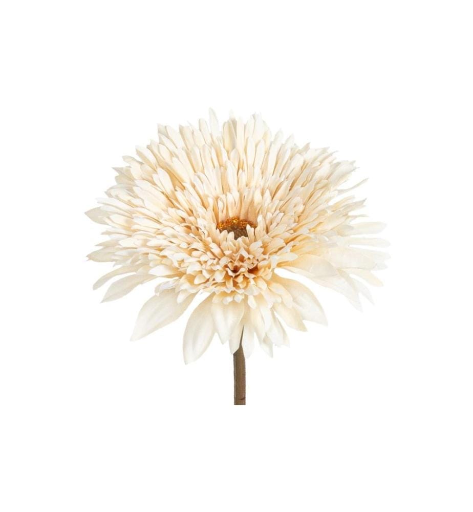 BOTANIC-HAUS - Kunstblume Gerbera, Elfenbein, 63 cm