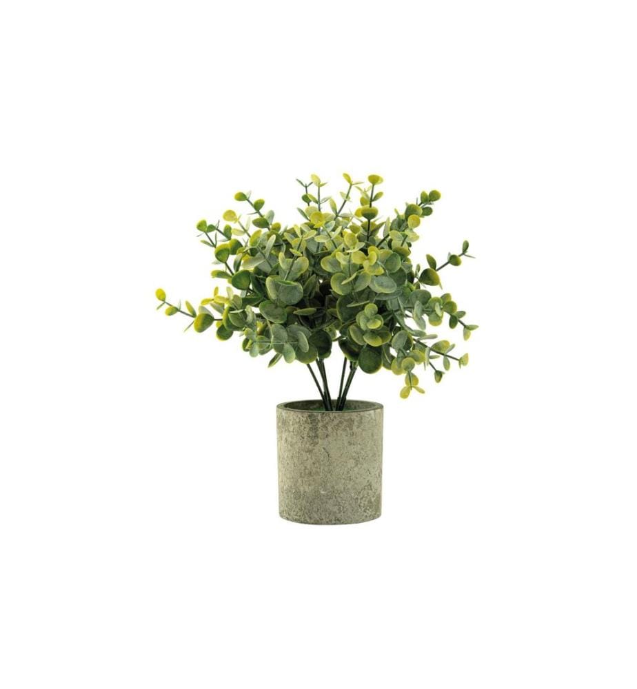 DEKOMAT AG - Kunstpflanze Eucalyptus im Topf 24 cm