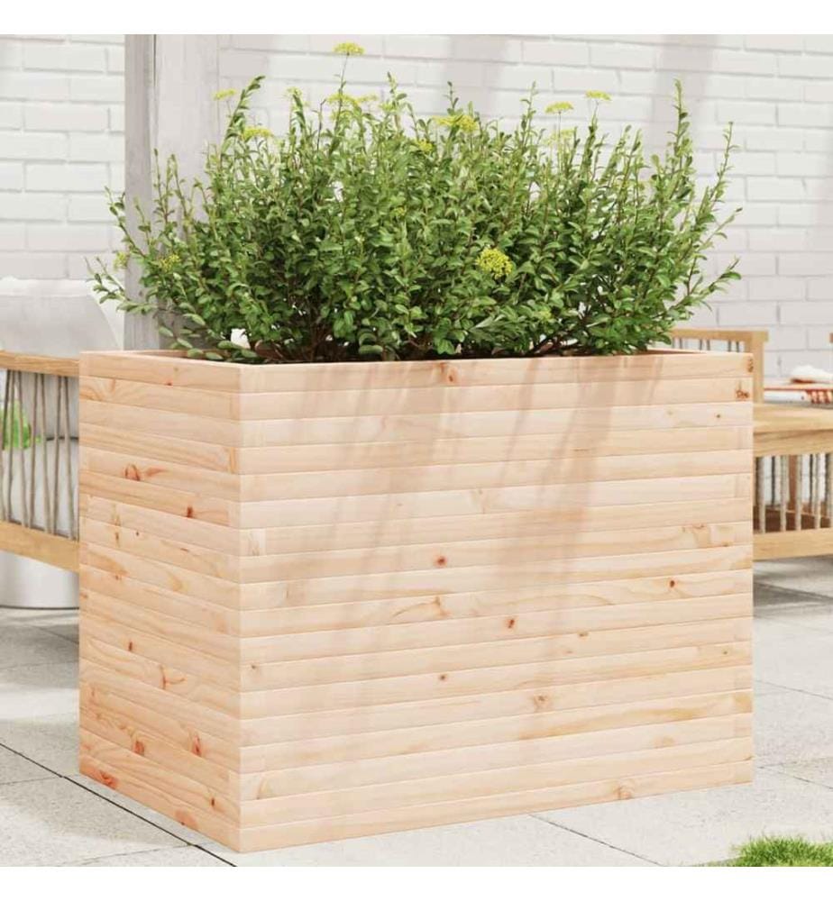 Jardinière 90x60x68,5 cm bois de pin massif