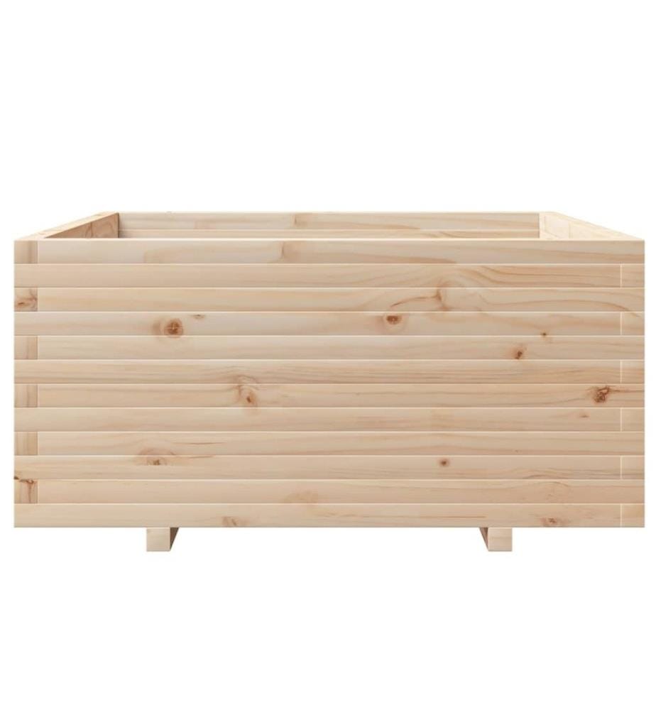 Jardinière 100x100x49,5 cm bois de pin massif