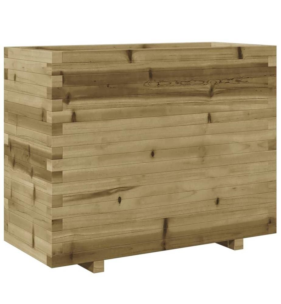 Jardinière 90x40x72,5 cm bois de pin imprégné
