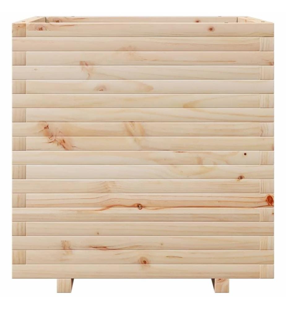 Jardinière 70x70x72 cm bois de pin massif