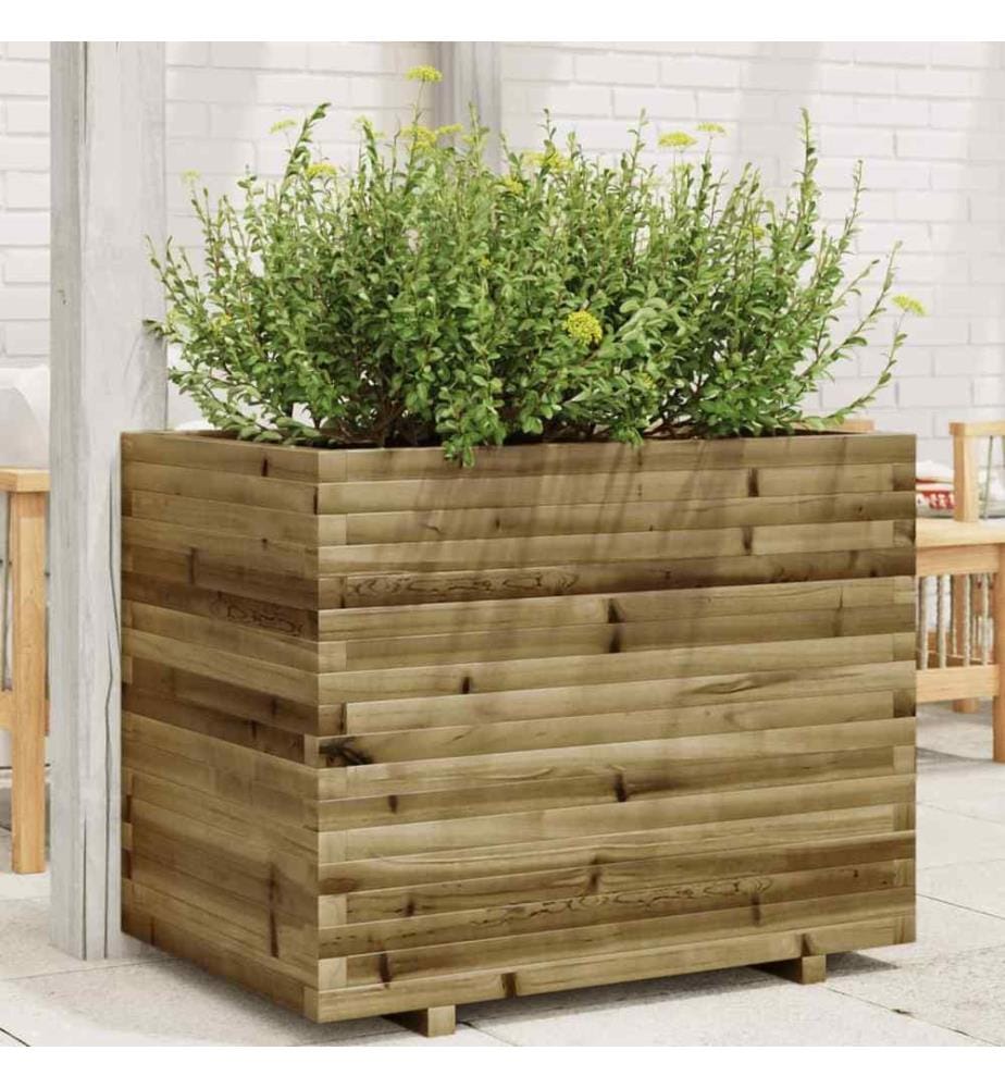 Jardinière 90x60x72 cm bois de pin imprégné