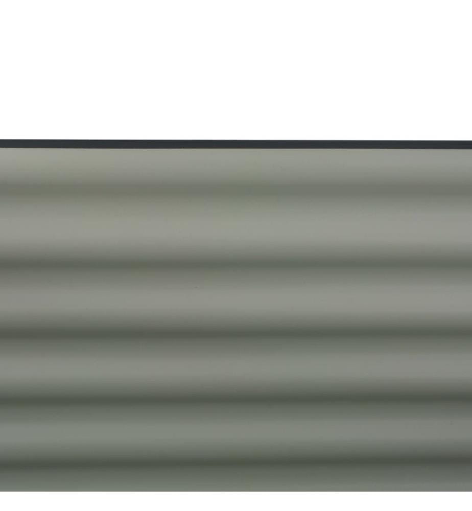 Lit surélevé de jardin 160x80x44 cm Acier galvanisé Gris