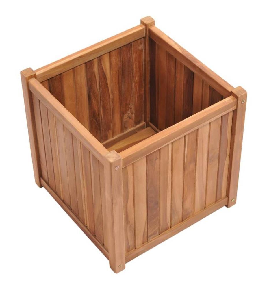 Lit surélevé 50x50x50 cm Bois de teck solide