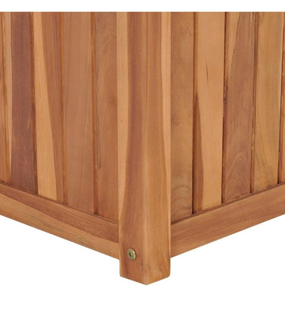 Lit surélevé 50x50x50 cm Bois de teck solide