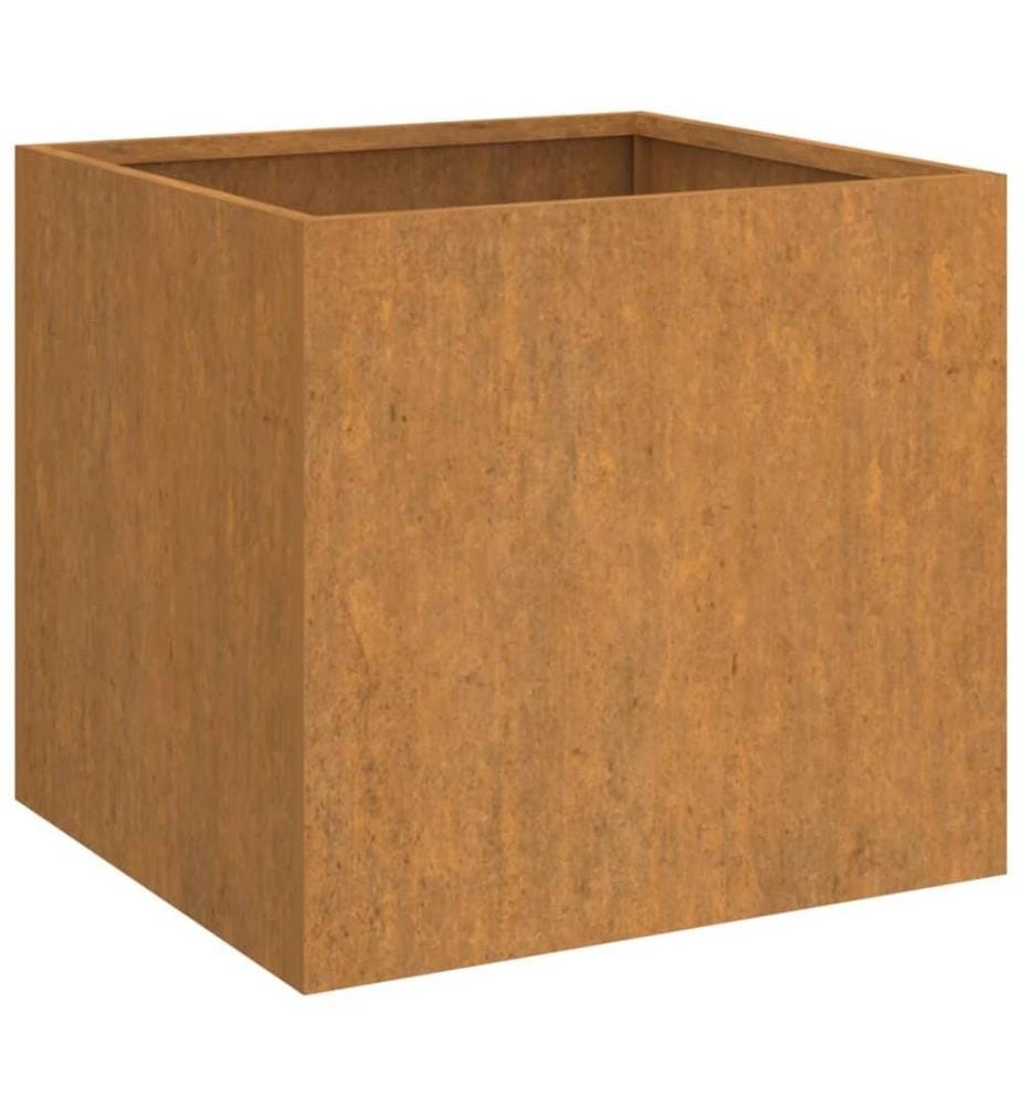 Jardinières 2 pcs 32x30x29 cm acier corten
