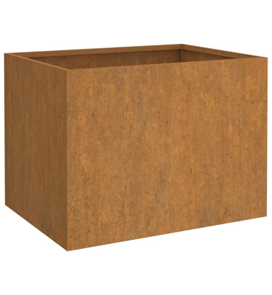 Jardinière 62x47x46 cm acier corten