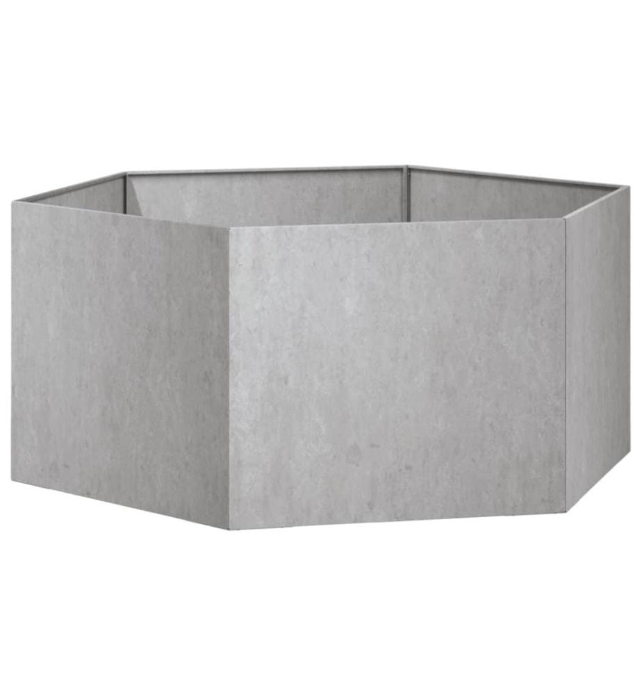 Jardinière Rouillé 90x90x45 cm Acier corten