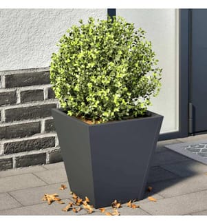 vidaXL Jardinières 2 pcs anthracite 30x30x30 cm acier