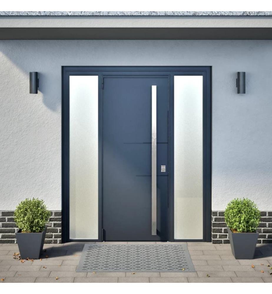 vidaXL Jardinières 2 pcs anthracite 30x30x30 cm acier