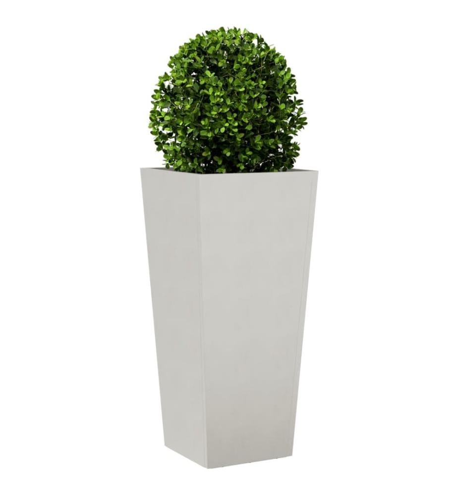 vidaXL Jardinières 2 pcs 35x35x75 cm acier inoxydable