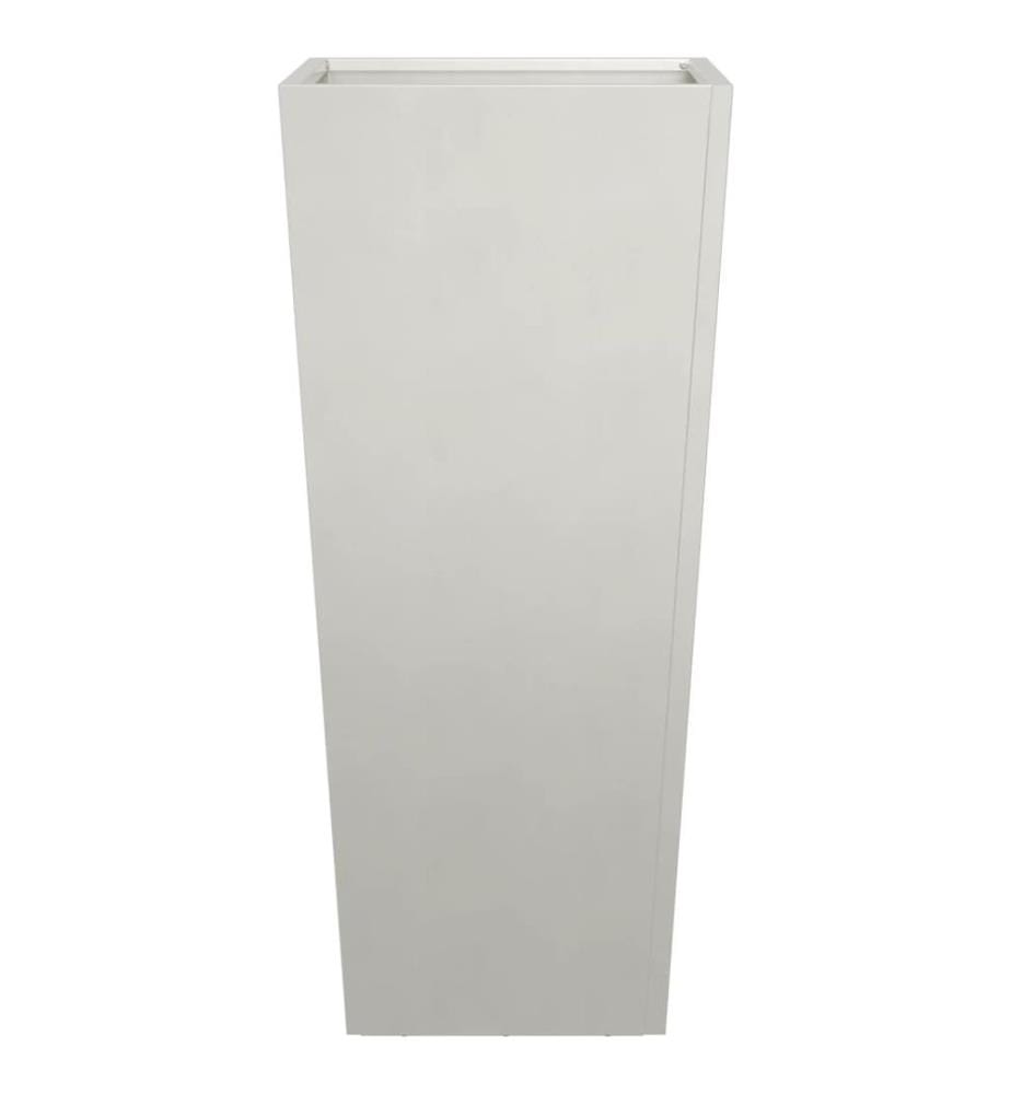 vidaXL Jardinières 2 pcs 35x35x75 cm acier inoxydable