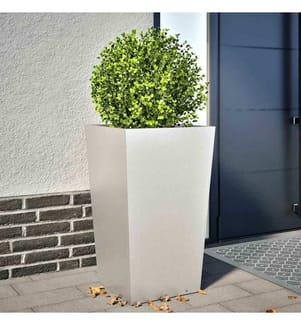 vidaXL Jardinière 45x45x75 cm acier inoxydable